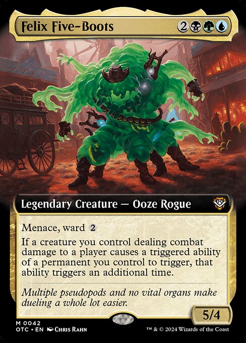 Felix Five-Boots (Extended Art) - Commander: Outlaws of Thunder Junction