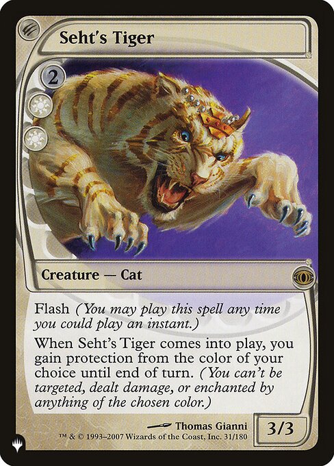 Seht's Tiger - The List Reprints