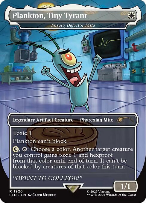 Plankton, Tiny Tyrant - Skrelv, Defector Mite - Secret Lair Drop Series