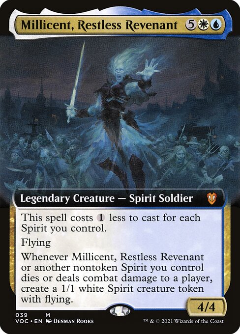 Millicent, Restless Revenant (Extended Art) - Commander: Innistrad: Crimson Vow