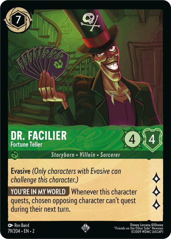 Dr. Facilier - Fortune Teller (Foil) - Rise of the Floodborn