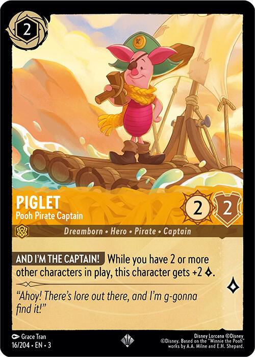 Piglet - Pooh Pirate Captain (Foil) - Into the Inklands