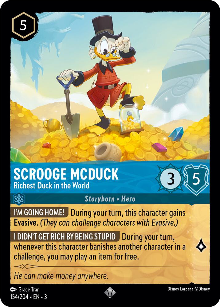 Scrooge McDuck - Richest Duck in the World (Foil) - Into the Inklands