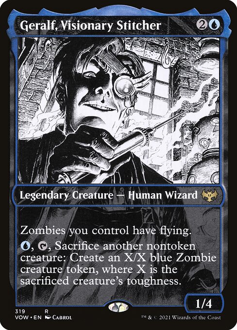 Geralf, Visionary Stitcher (Showcase) - Innistrad: Crimson Vow