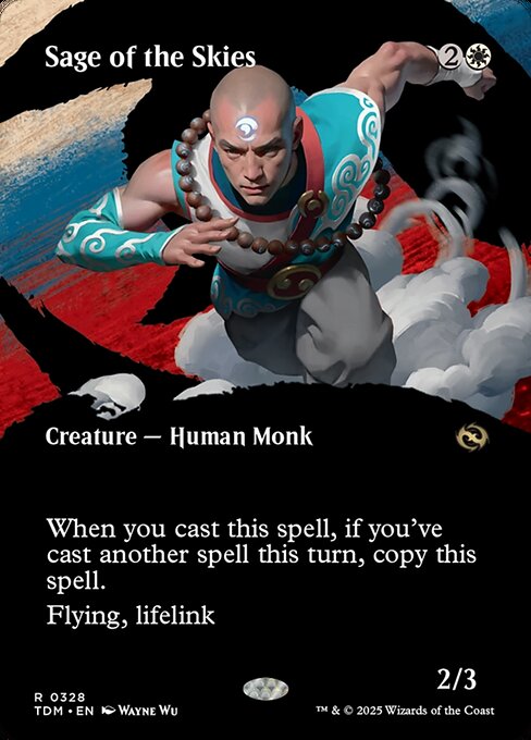 Sage of the Skies (Borderless) - Tarkir: Dragonstorm
