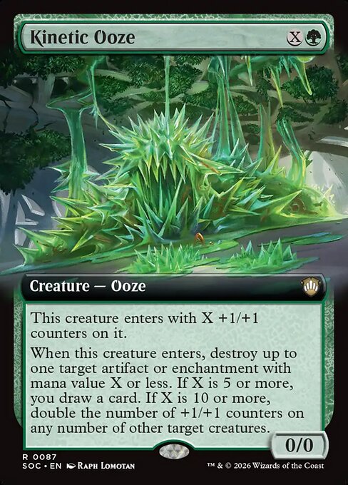 Kinetic Ooze (Extended Art) - Commander: Secrets of Strixhaven