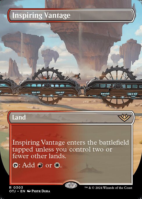 Inspiring Vantage (Borderless) - Outlaws of Thunder Junction