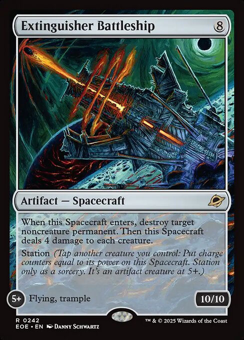Extinguisher Battleship (Foil) - Edge of Eternities