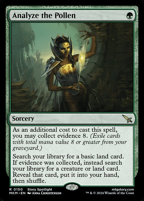 Analyze the Pollen (Foil) - Murders at Karlov Manor