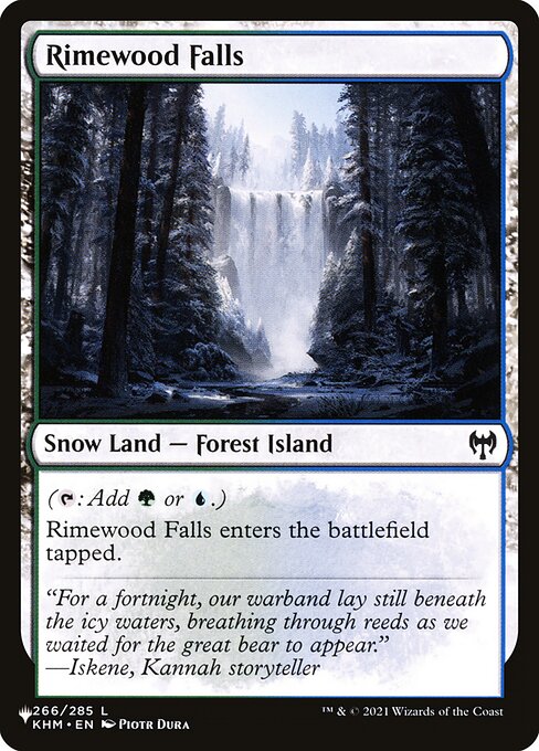 Rimewood Falls - The List Reprints