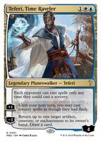 Teferi, Time Raveler (White Border) - Mystery Booster 2