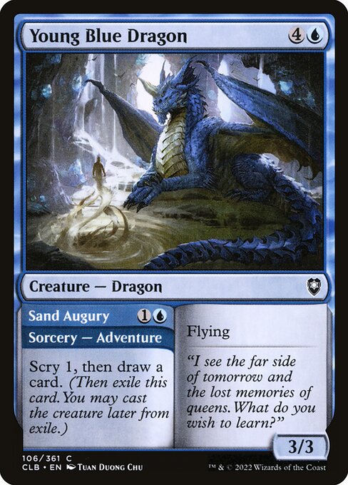 Young Blue Dragon - Commander Legends: Battle for Baldur's Gate