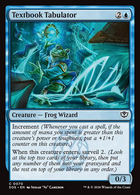 Textbook Tabulator (Foil) - Secrets of Strixhaven