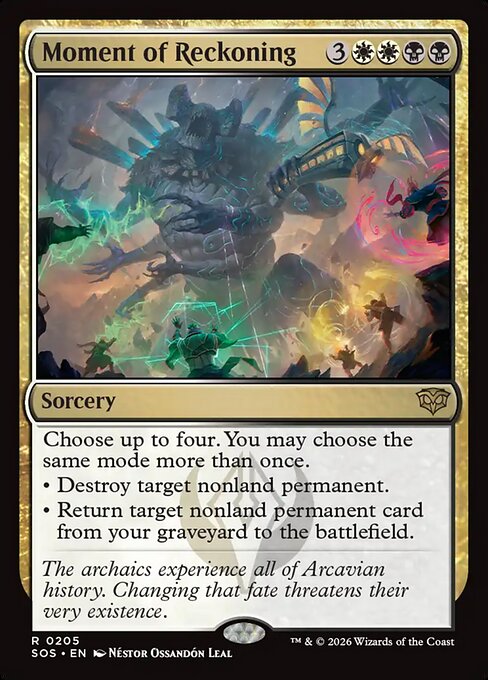 Moment of Reckoning (Foil) - Secrets of Strixhaven