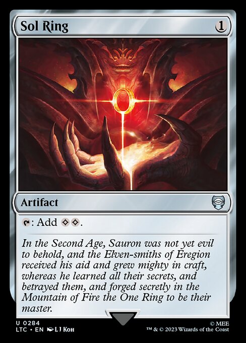 Sol Ring - Commander: The Lord of the Rings: Tales of Middle-earth