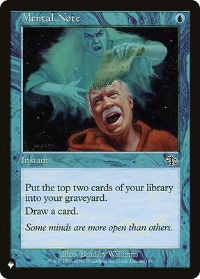 Mental Note - The List Reprints