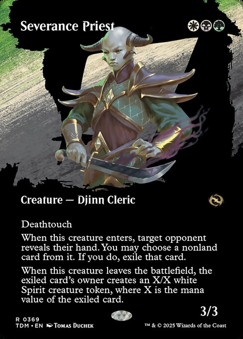 Severance Priest (Borderless) - Tarkir: Dragonstorm