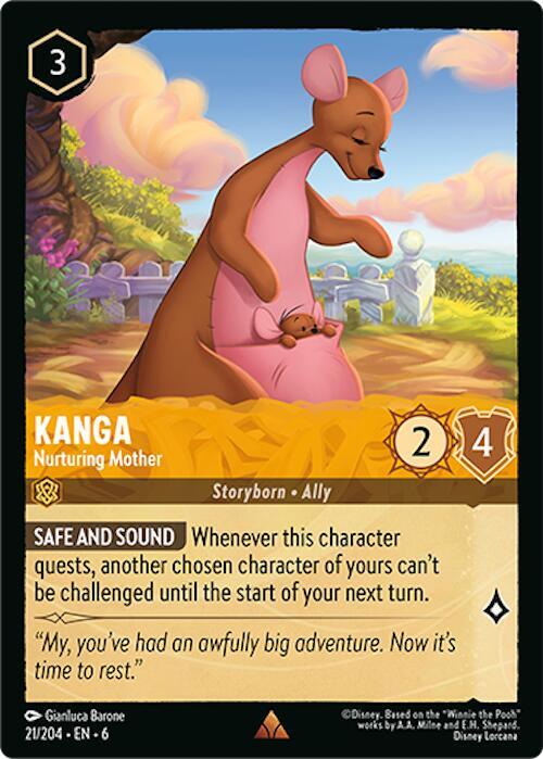 Kanga - Nurturing Mother (Foil) - Azurite Sea