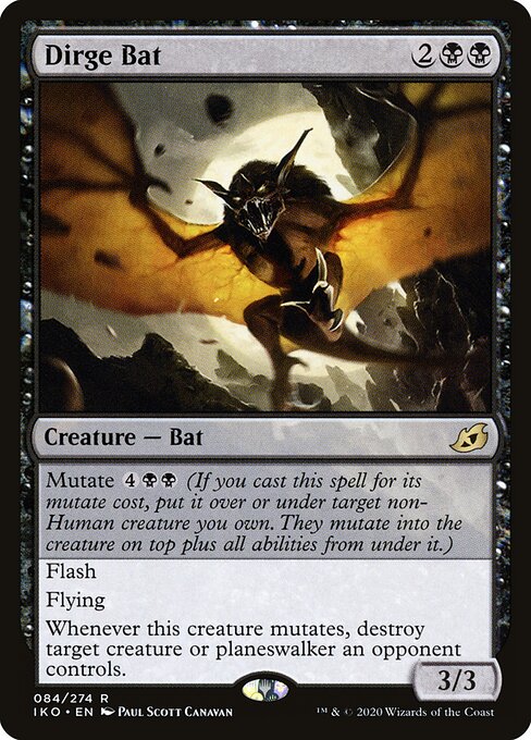 Dirge Bat (Foil) - Ikoria: Lair of Behemoths