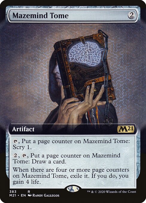 Mazemind Tome (Extended Art) (Foil) - Core Set 2021