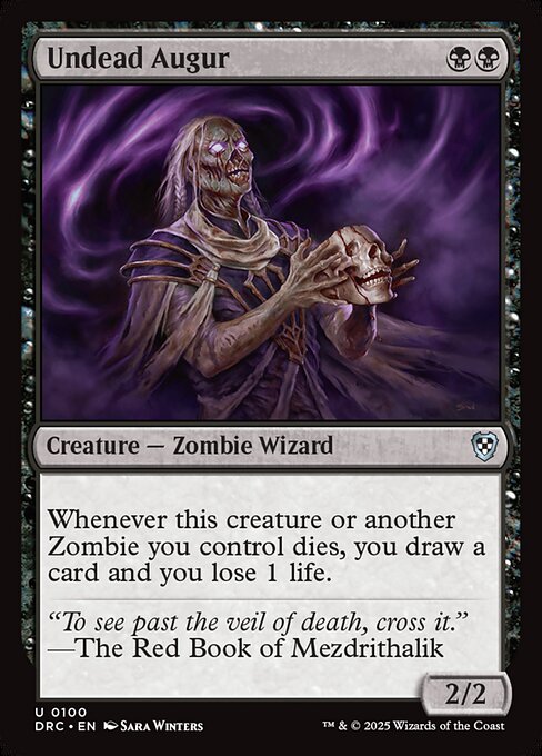 Undead Augur - Commander: Aetherdrift
