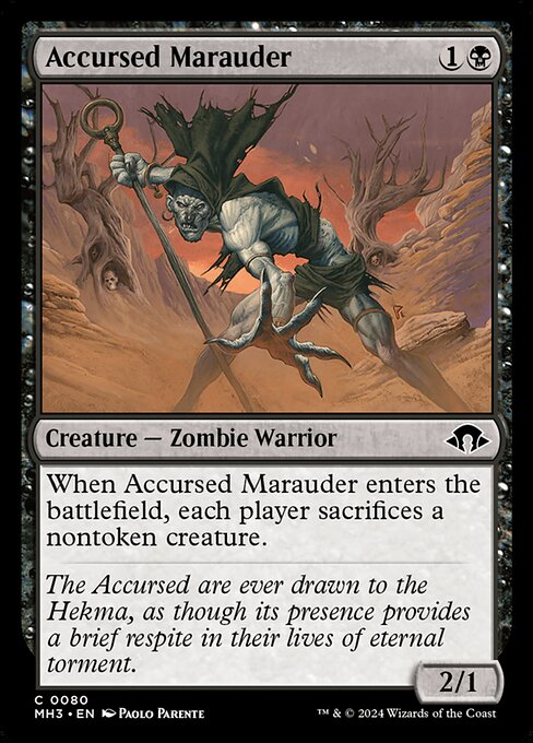Accursed Marauder (Foil) - Modern Horizons 3