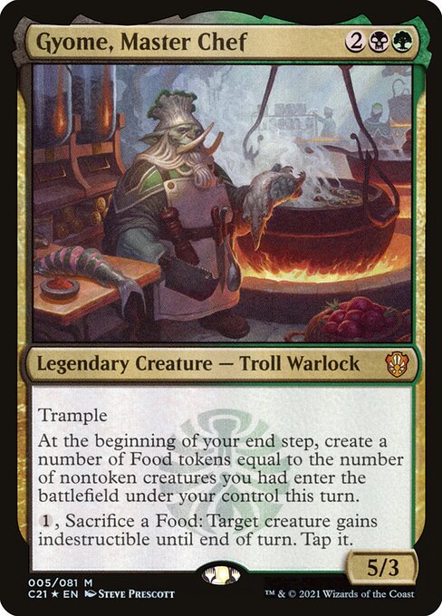 Gyome, Master Chef (Foil) - Commander 2021