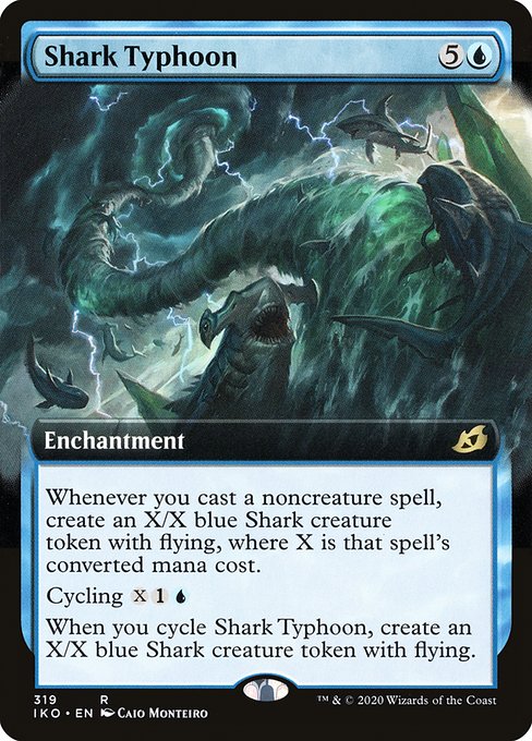 Shark Typhoon (Extended Art) - Ikoria: Lair of Behemoths