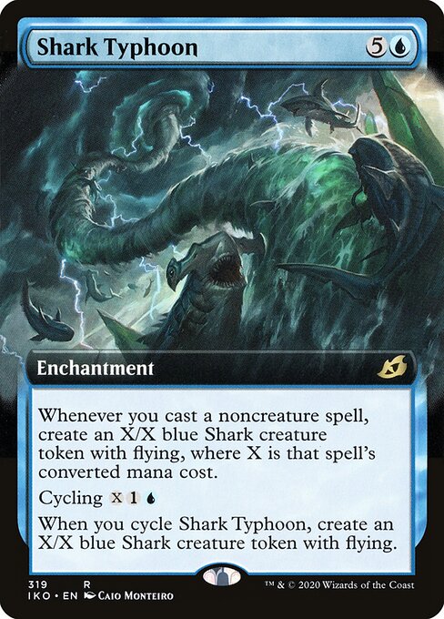 Shark Typhoon (Extended Art) - Ikoria: Lair of Behemoths