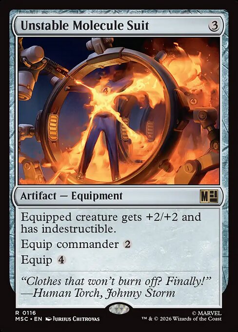 Unstable Molecule Suit - Commander: Marvel Super Heroes