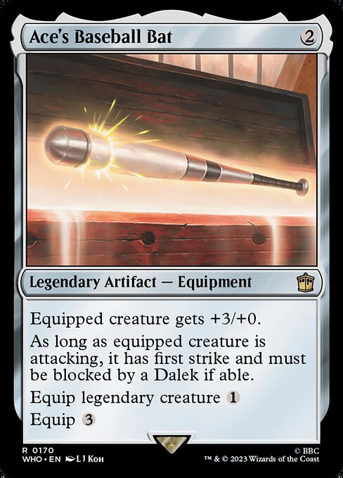 Ace's Baseball Bat - Universes Beyond: Doctor Who