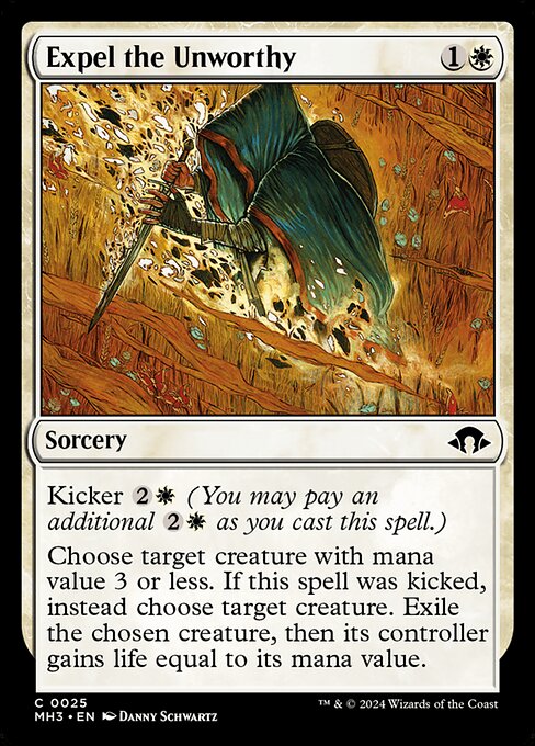 Expel the Unworthy (Foil) - Modern Horizons 3