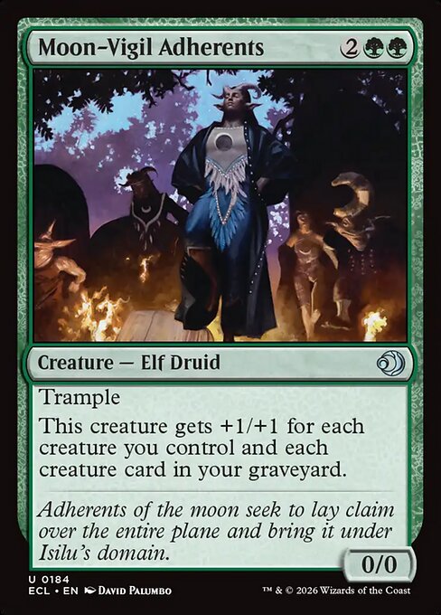 Moon-Vigil Adherents - Lorwyn Eclipsed
