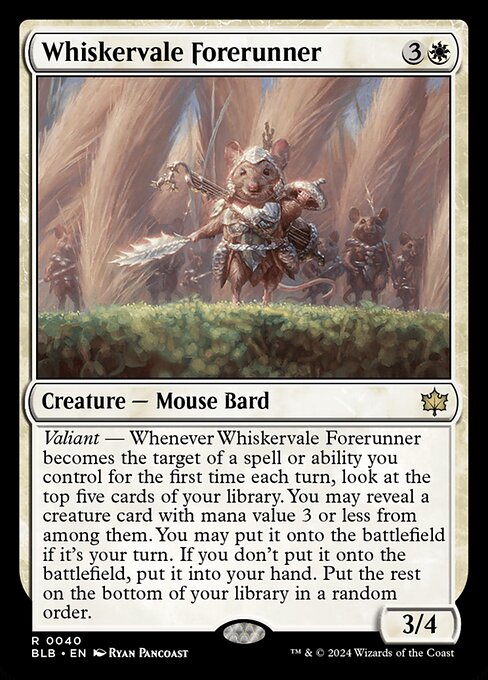 Whiskervale Forerunner (Foil) - Bloomburrow