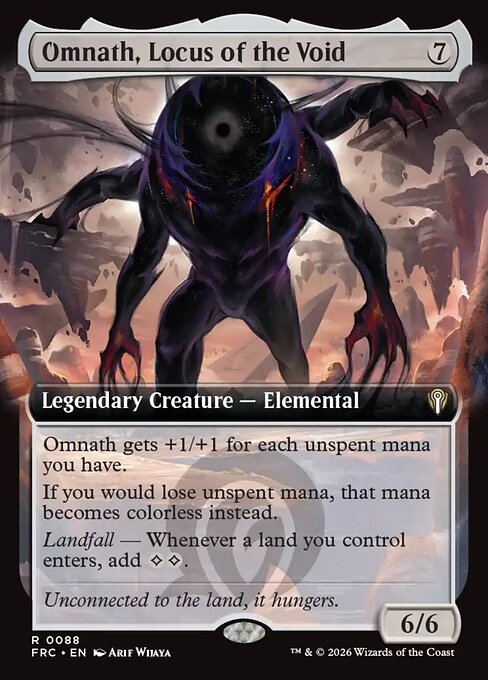 Omnath, Locus of the Void (Extended Art) - Commander: Reality Fracture