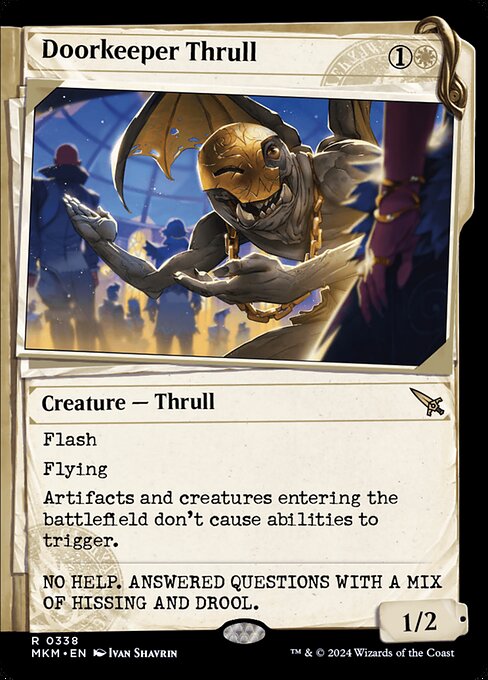Doorkeeper Thrull (Showcase) (Foil) - Murders at Karlov Manor
