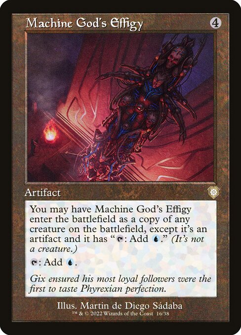 Machine God's Effigy (Retro Frame) - Commander: The Brothers' War