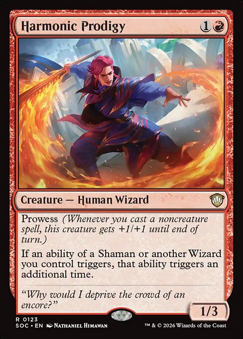 Harmonic Prodigy - Commander: Secrets of Strixhaven