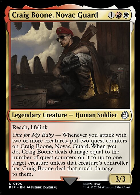 Craig Boone, Novac Guard - Universes Beyond: Fallout