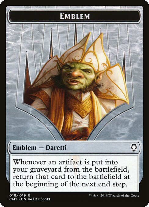 Emblem - Daretti, Scrap Savant - Commander Anthology Volume II