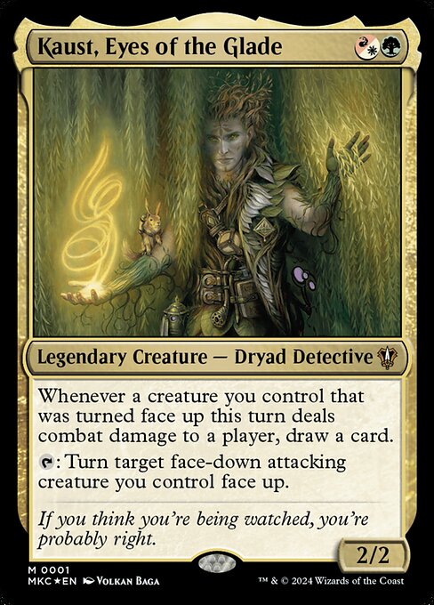 Kaust, Eyes of the Glade (Foil) - Commander: Murders at Karlov Manor