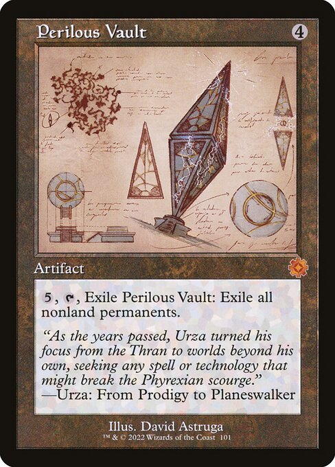 Perilous Vault (Schematic) - The Brothers' War: Retro Frame Artifacts