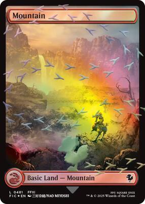 Mountain (Chocobo Track Foil) - Commander: FINAL FANTASY