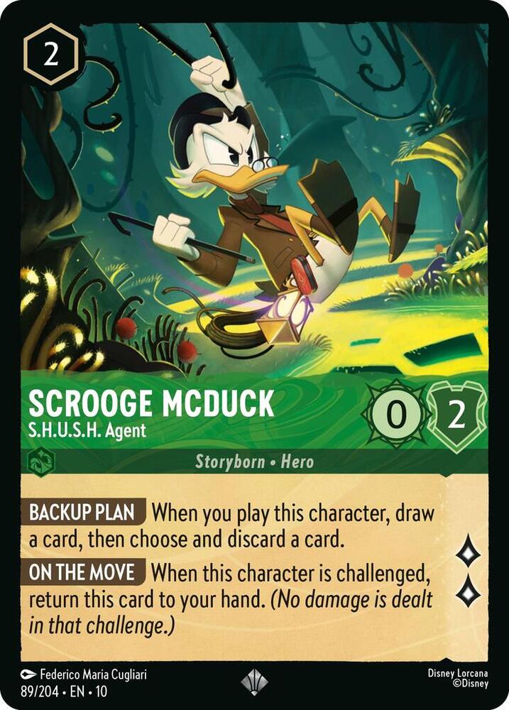 Scrooge McDuck - S.H.U.S.H. Agent (Foil) - Whispers in the Well
