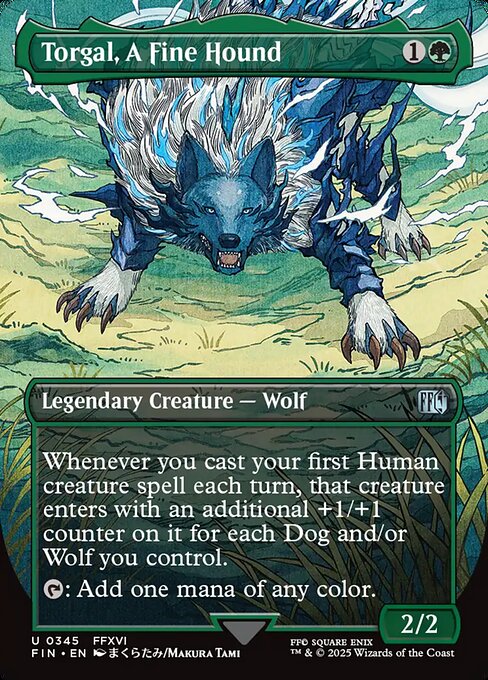 Torgal, A Fine Hound (Borderless) - FINAL FANTASY