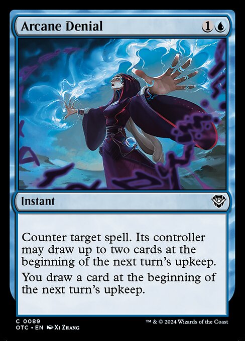 Arcane Denial - Commander: Outlaws of Thunder Junction