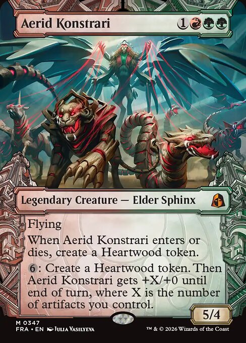 Aerid Konstrari (Showcase) (0347) (Foil) - Reality Fracture