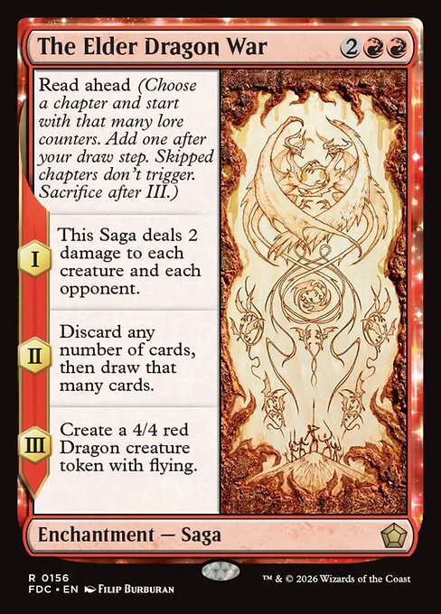 The Elder Dragon War (Foil) - Commander: Foundations