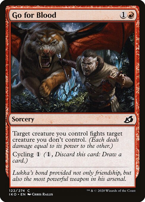 Go for Blood (Foil) - Ikoria: Lair of Behemoths