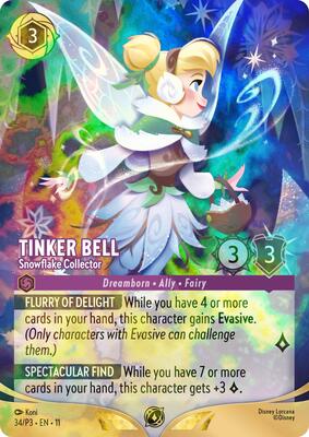 Tinker Bell - Snowflake Collector (Store Championship) (Foil) - Disney Lorcana Promo Cards
